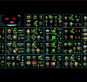 古建亭子施工CAD图集