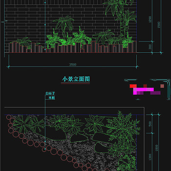 景点平面CAD景观图纸