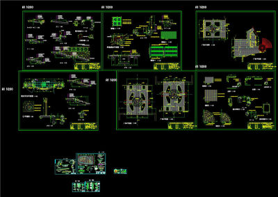 景观施工图CAD景观图纸