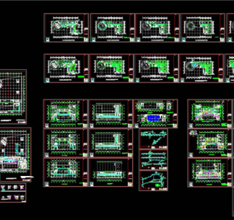某大饭店及休闲广场CAD景观图纸