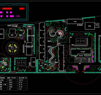 某校园景观规划CAD景观图纸