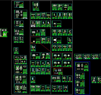 提升机设计CAD机械图纸
