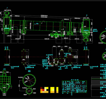 烘干机设计CAD机械图纸