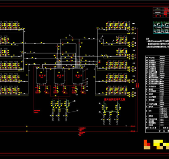 仓泵除灰系统图CAD机械图纸