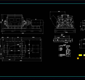 锤式破碎机图纸CAD机械图纸