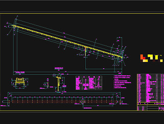 带式输送机CAD机械图纸