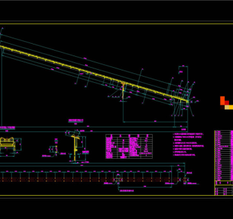 带式输送机CAD机械图纸