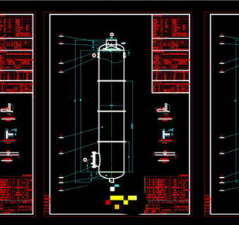 分离器CAD机械图纸