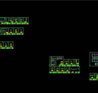 搅拌机CAD机械图纸