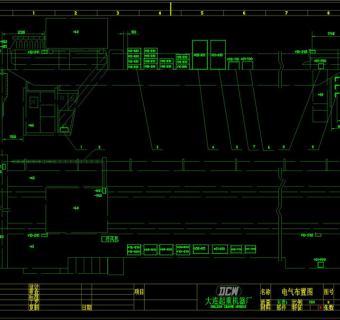 电气工程设计CAD机械图纸