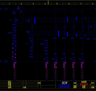 电气平面设计CAD机械图纸