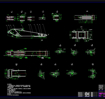 斗杆改进图纸CAD机械图纸