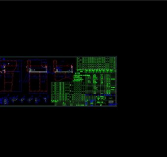 吊钩桥式起重机设计素材CAD机械图纸