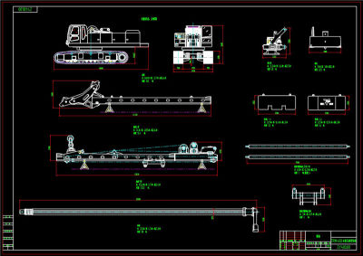 旋挖钻机CAD机械图纸