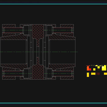 联轴器CAD机械图纸