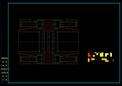 联轴器CAD机械图纸