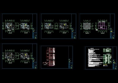 农居房电气CAD图纸