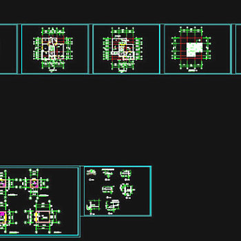 别墅建筑施工CAD图纸