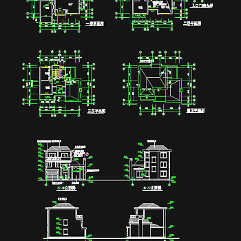 别墅CAD图纸
