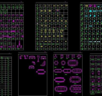 cad室内设计家具图库