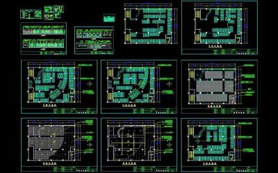网吧CAD施工图