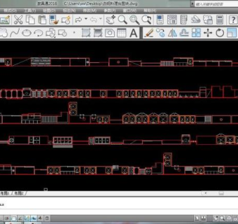 商用厨房设备CAD图块-白钢料理