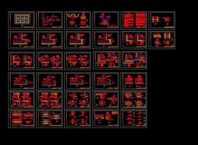 CAD地下室防水图