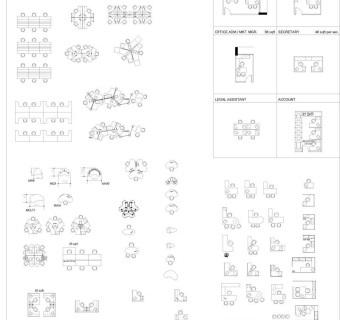 常用办公CAD模块