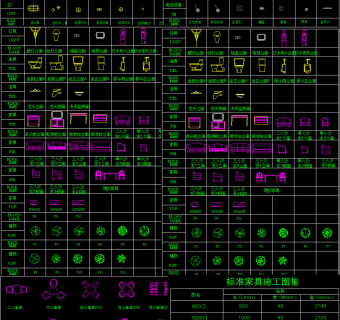 CAD工装图块模型CAD图库
