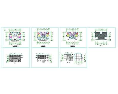 联排别墅CAD