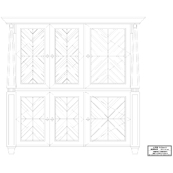 平面柜子CAD图纸