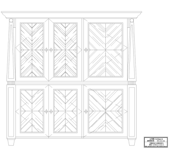 平面柜子CAD图纸