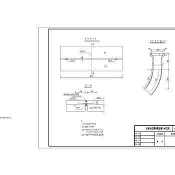 拱桥伸缩缝图CAD图纸