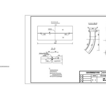 拱桥伸缩缝图CAD图纸