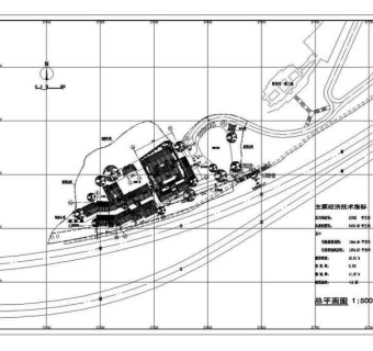 CAD植物园民俗村规划设计总平面图改