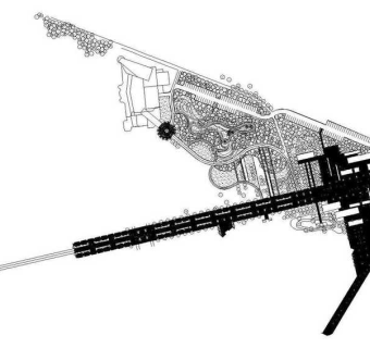 CAD图纸武汉某公园规划entrance