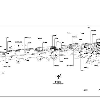 CAD通杨运河公园图纸