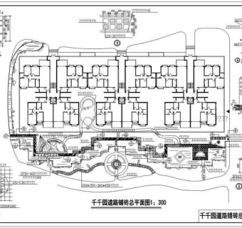 公园施工套图千千园CAD图纸