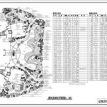 公园施工套图星枫居01CAD图纸