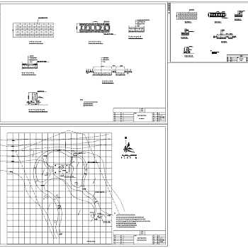 公园景观Ys01-02总平面图CAD图纸