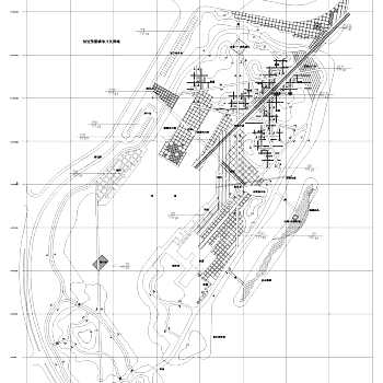 公园改造索引总平面CAD图纸
