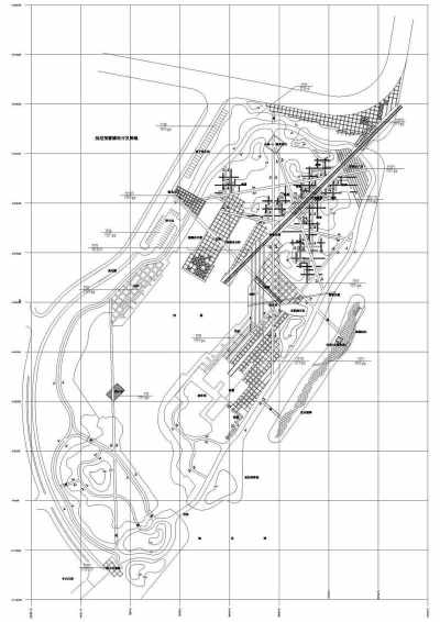 公园改造索引总平面CAD图纸