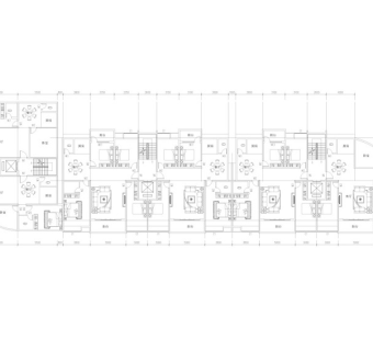 自建楼平面规划图cad图纸