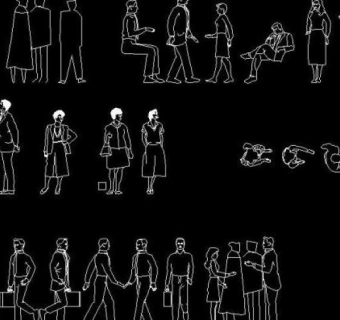 人物cad图片3D模型