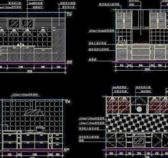 cad厨房素材图片