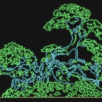 植物、盆景、花卉CAD饰物陈设图纸素材29