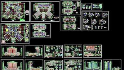 酒店全套CAD施工图