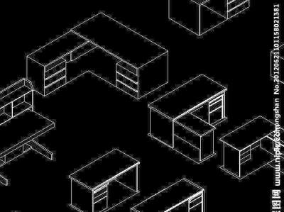 CAD三维的办公家具设计源文件3D模型