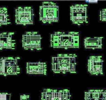 CAD家装客厅套图