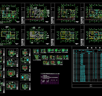 地中海风格CAD施工图